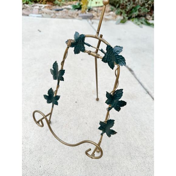 Scrolling Ivy Bookstand Easel Art stand romantic Victorian home decor cottage - Picture 6 of 13